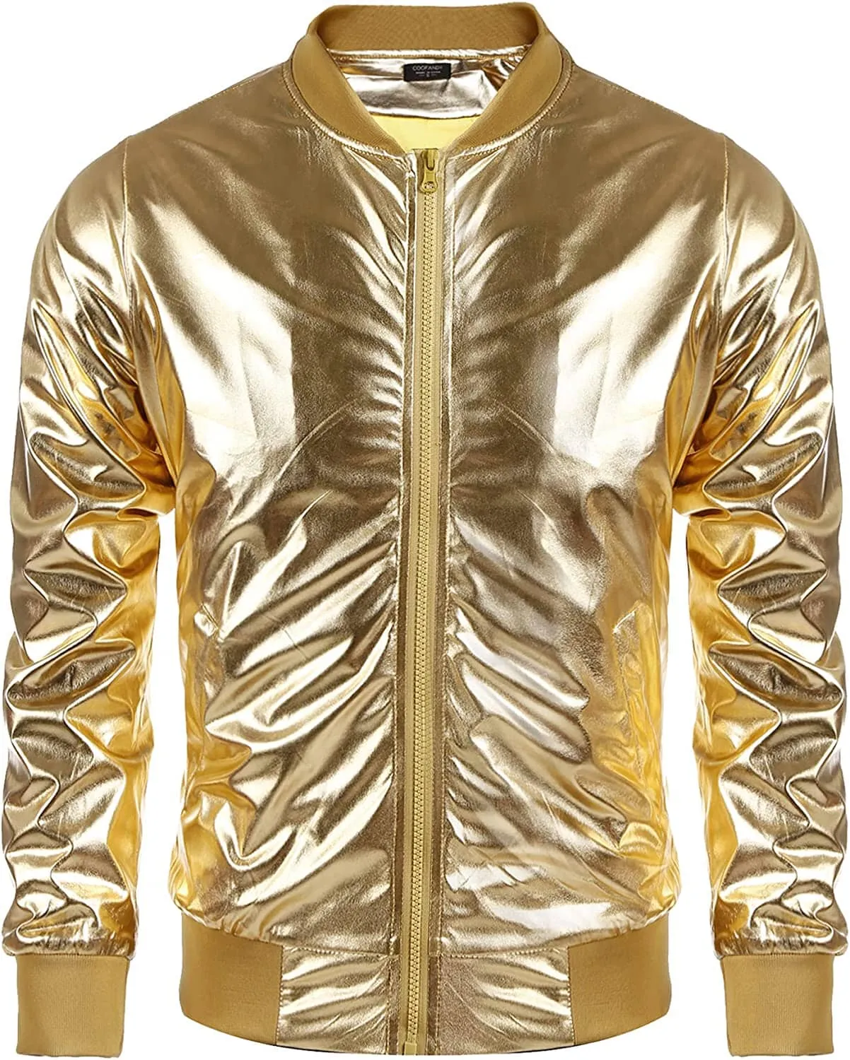 70s Disco Christmas Party Zip-up Jacket (US Only)