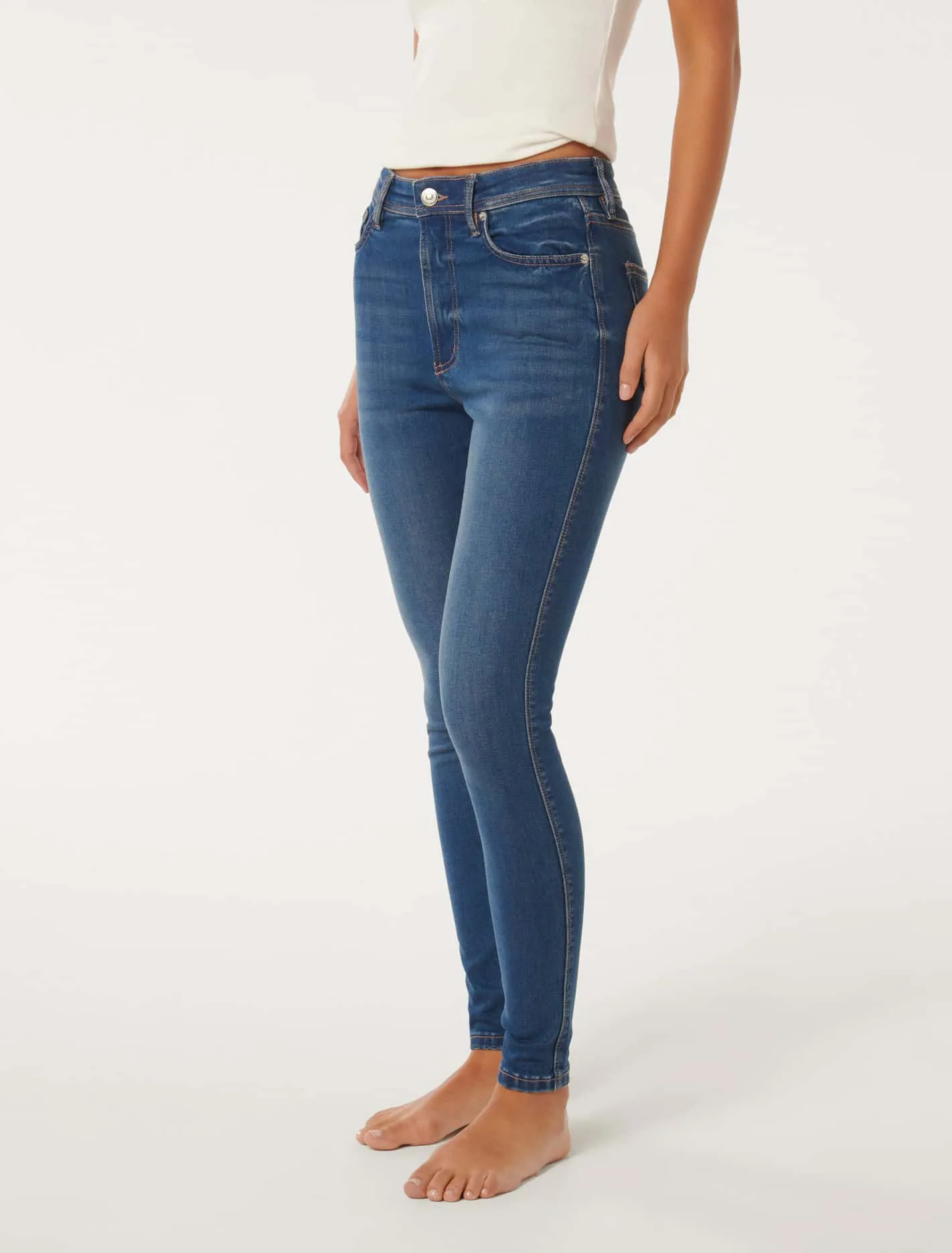 Ashley Mid-Rise Skinny Jeans