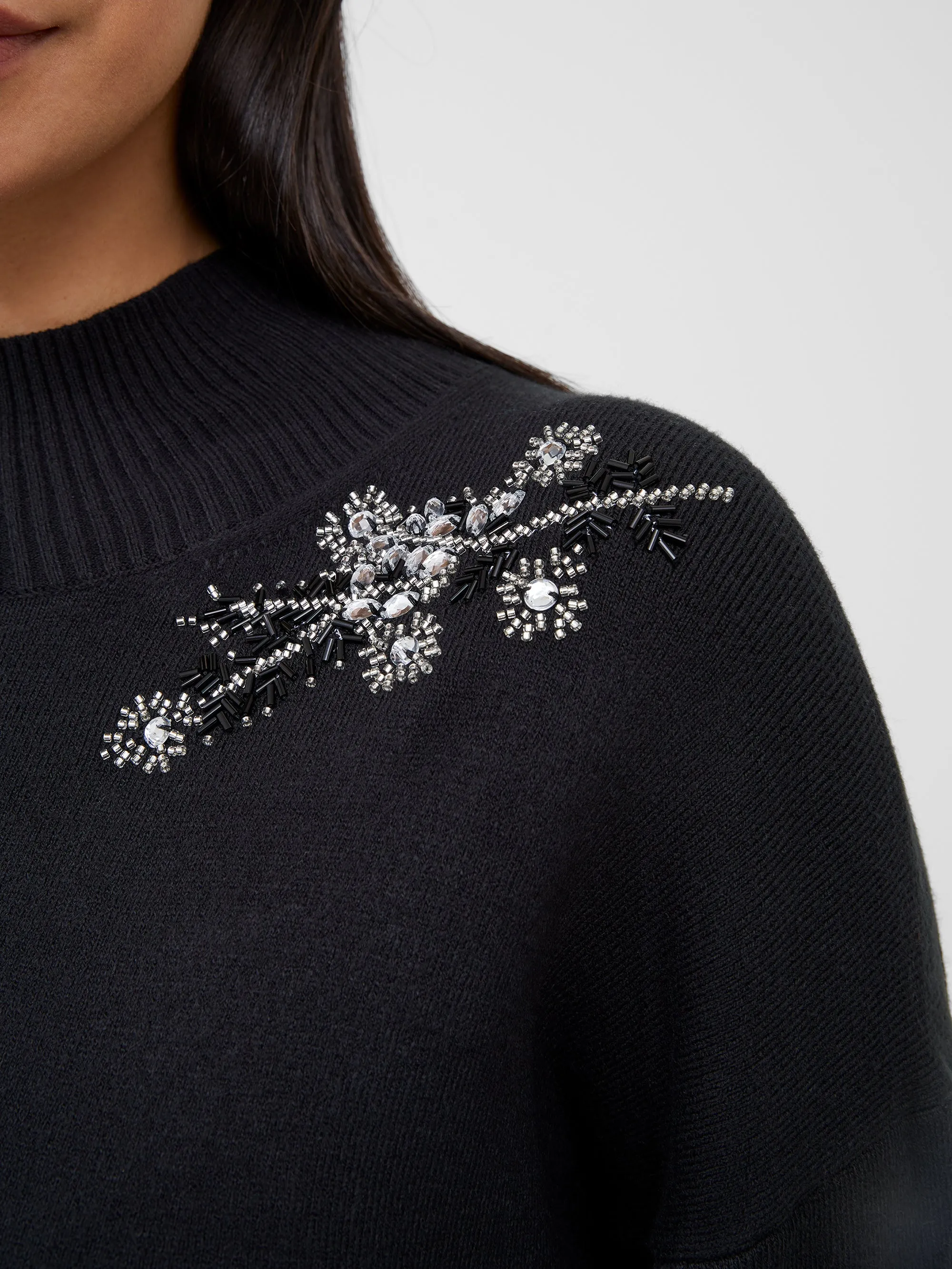 Babysoft Diamante Embroidered Jumper