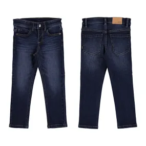 Basic Slim Fit Boys Dark Denim Pant