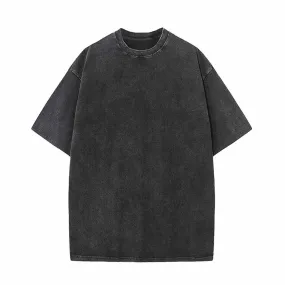 Black Simple Solid Color T-shirt