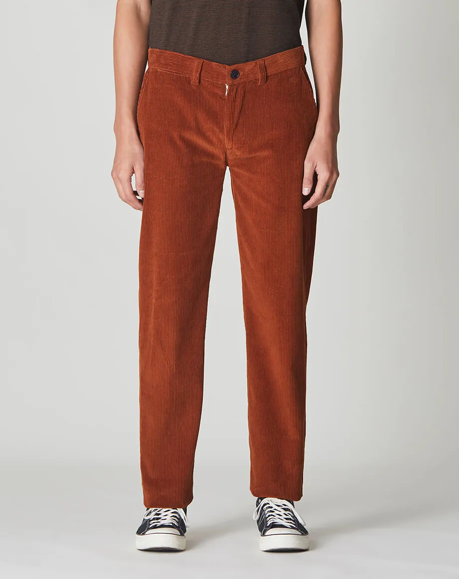 ECOSSE CORDUROY UNISEX TROUSERS | OLD GOLD