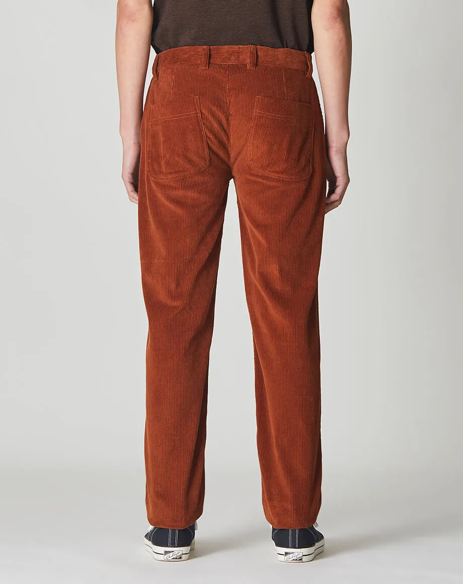 ECOSSE CORDUROY UNISEX TROUSERS | OLD GOLD