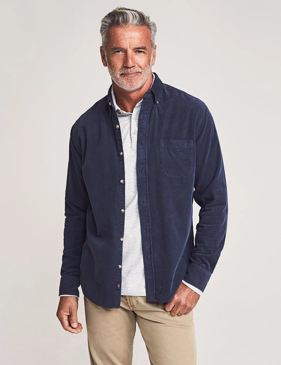 Faherty | Stretch Corduroy Shirt