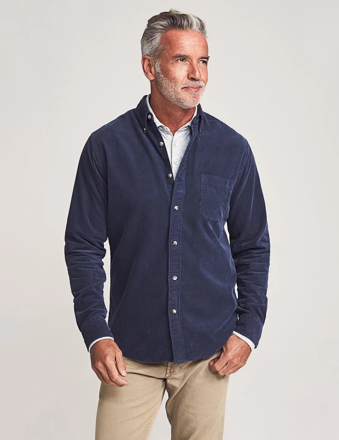 Faherty | Stretch Corduroy Shirt