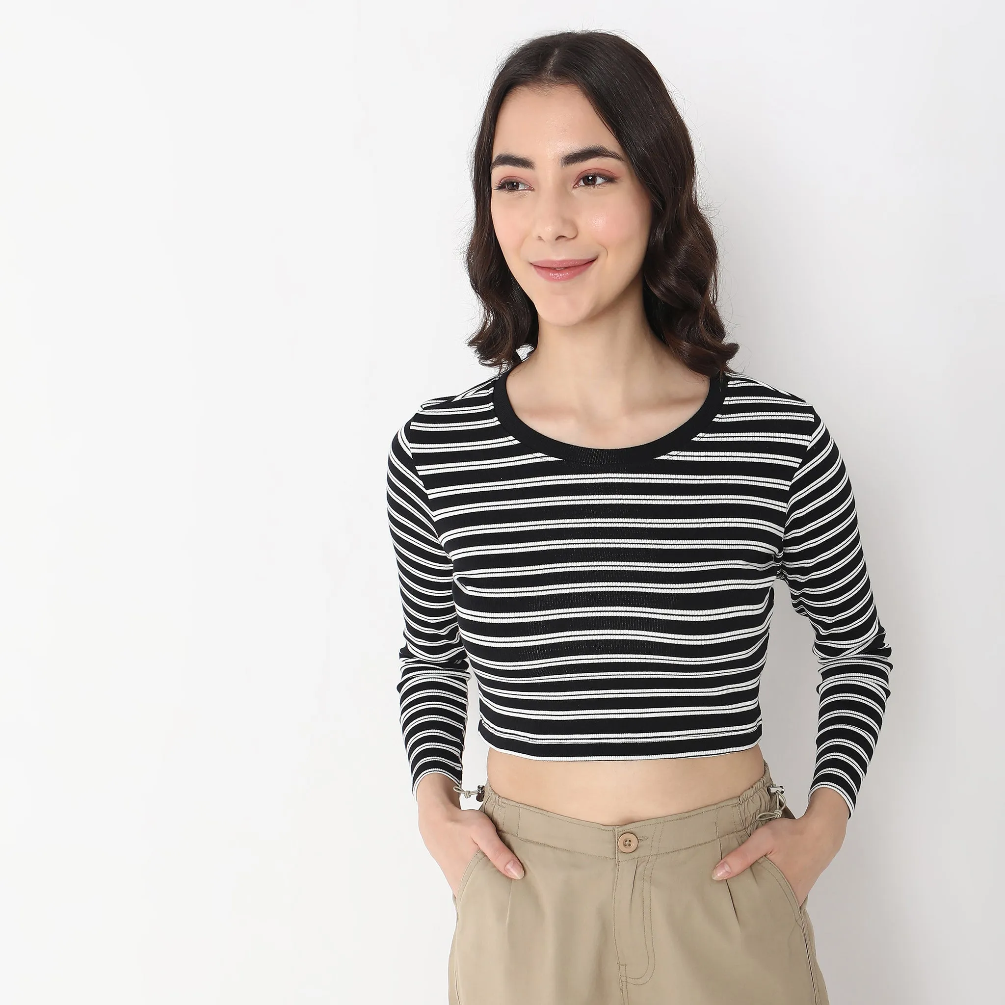 Fitted Striped T-Shirt