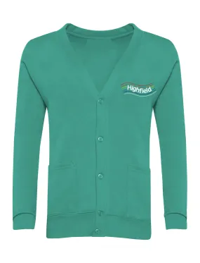 Highfield Academy - Sunderland Emerald Cardigan (Year 5 & 6)