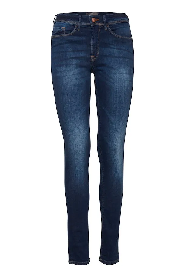 Ichi Erin Izaro Jeans-Medium Blue-102011