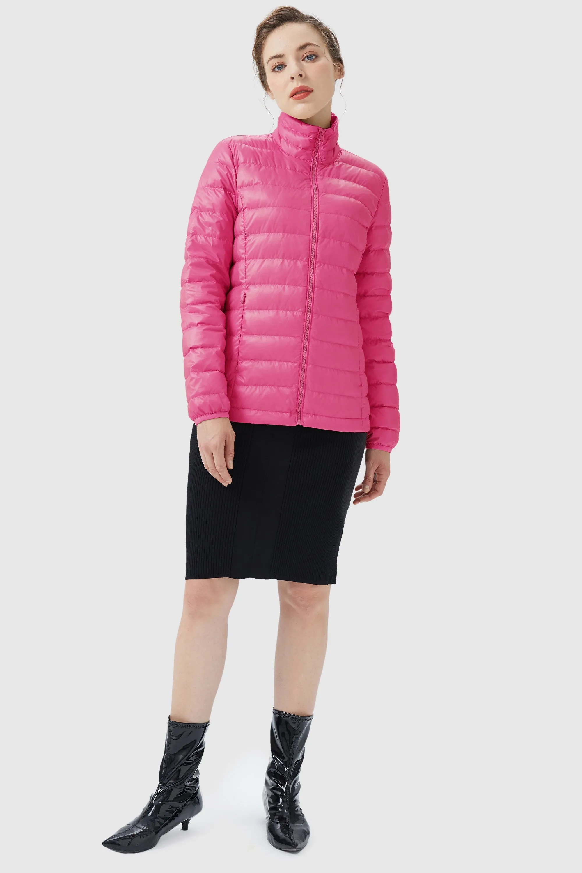 Lightweight Quilted Packable Down Jacket