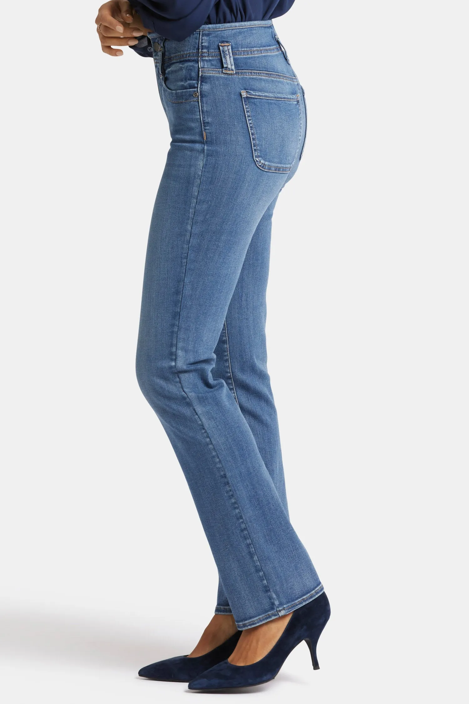 Marilyn Straight Jeans - Clear Brook