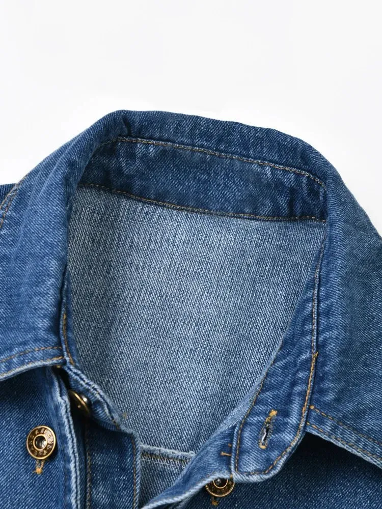 Pre Order:  Button Rows Washed Denim Jacket