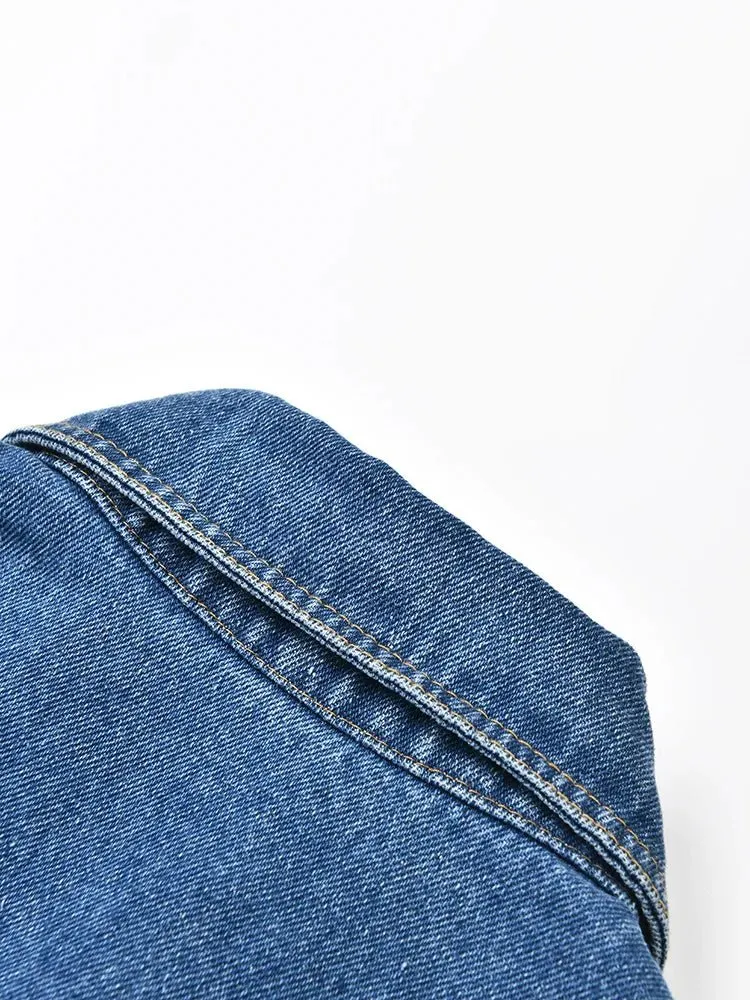 Pre Order:  Button Rows Washed Denim Jacket