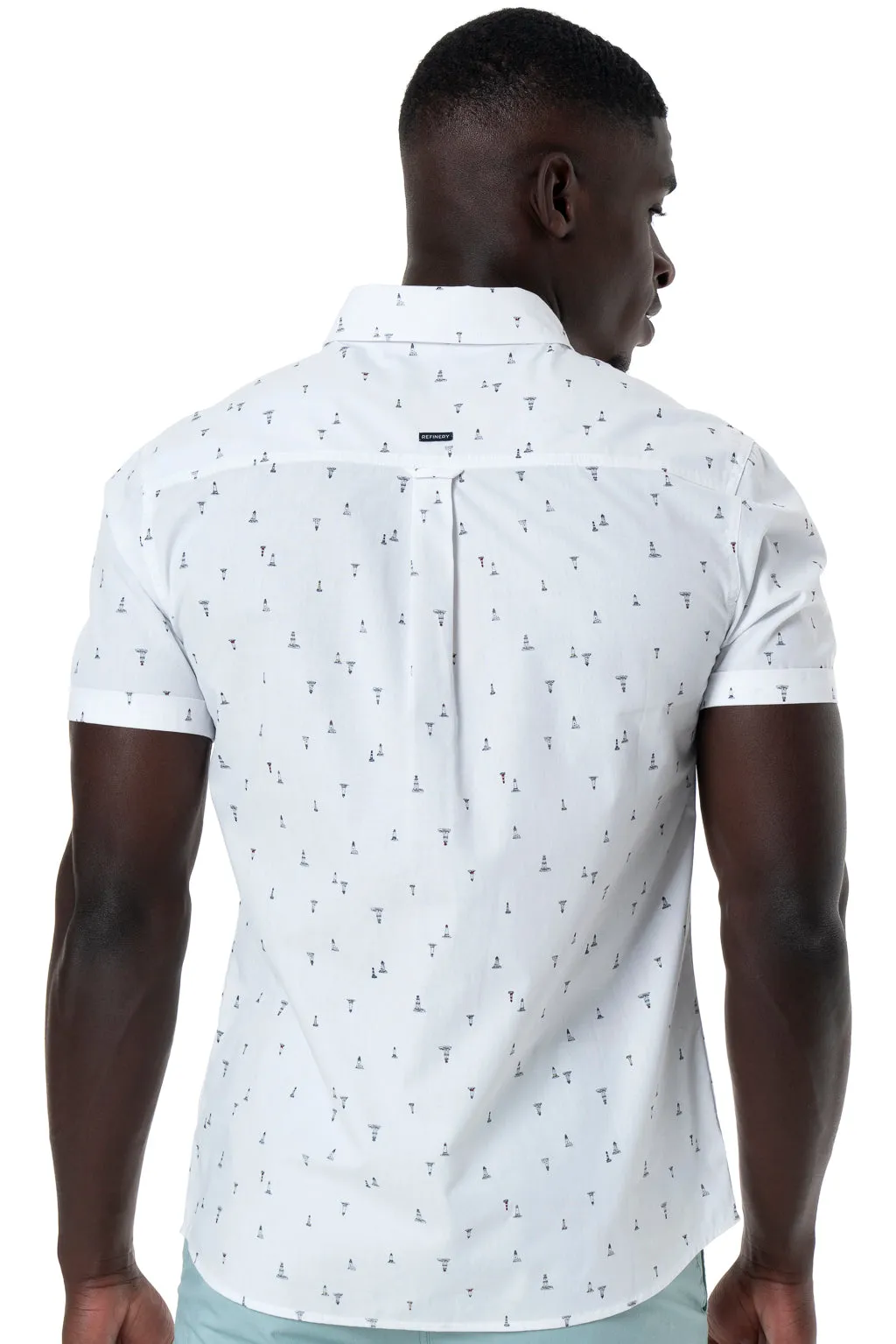 Printed Shirt _ 143019 _ Optic White