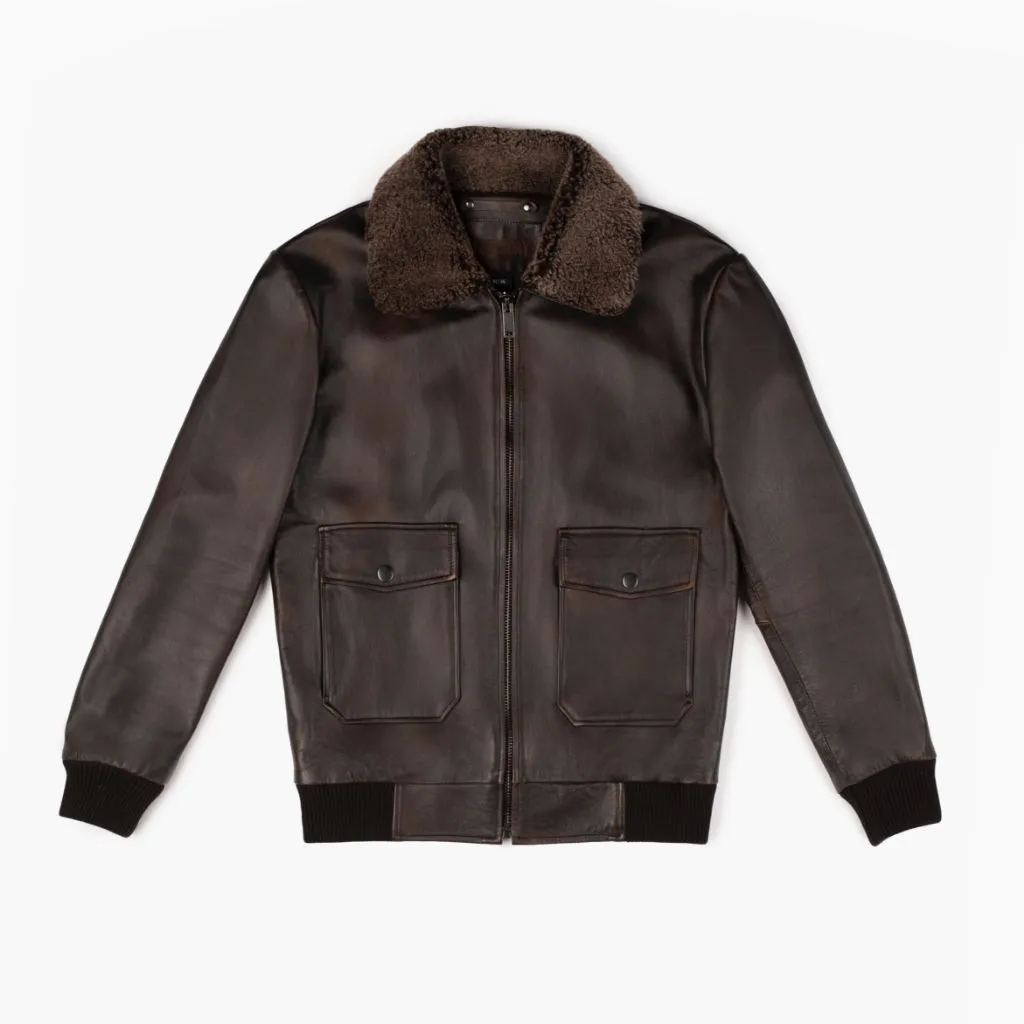 [S] Flight Jacket | Black Coffee