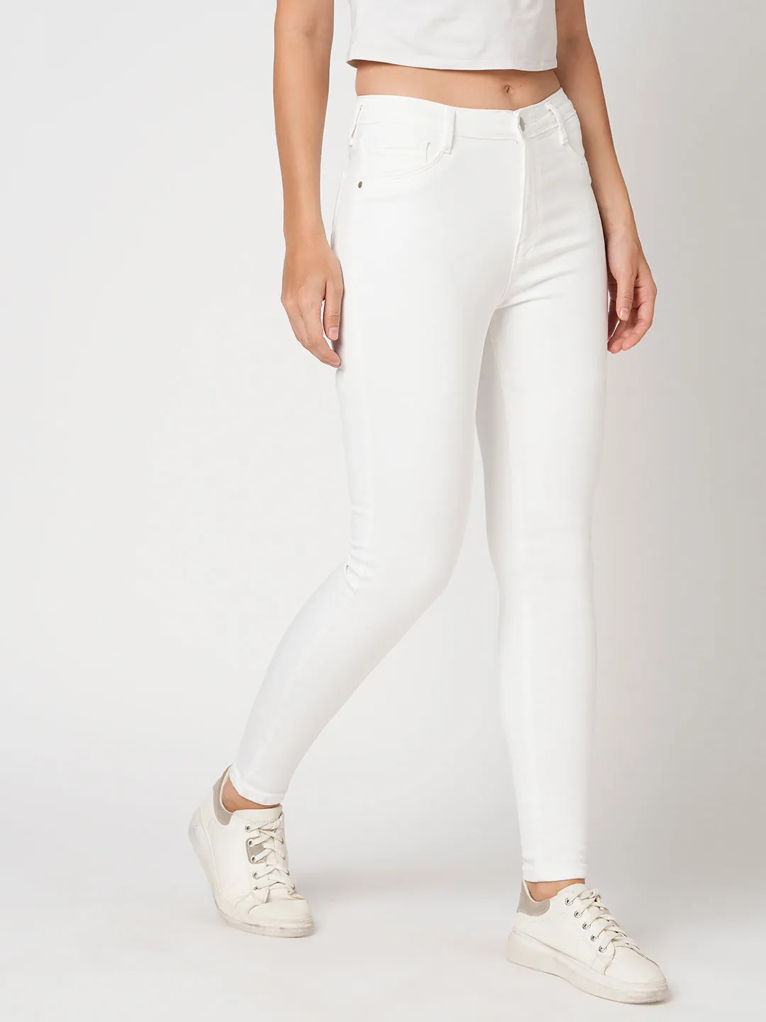 Women Sky High-Rise Skinny Fit Jeans