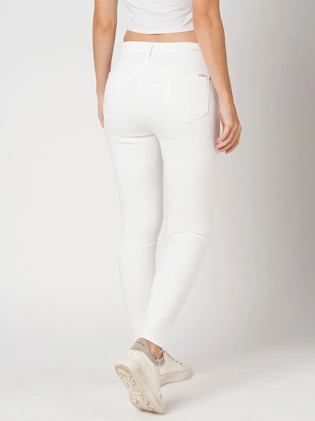 Women Sky High-Rise Skinny Fit Jeans